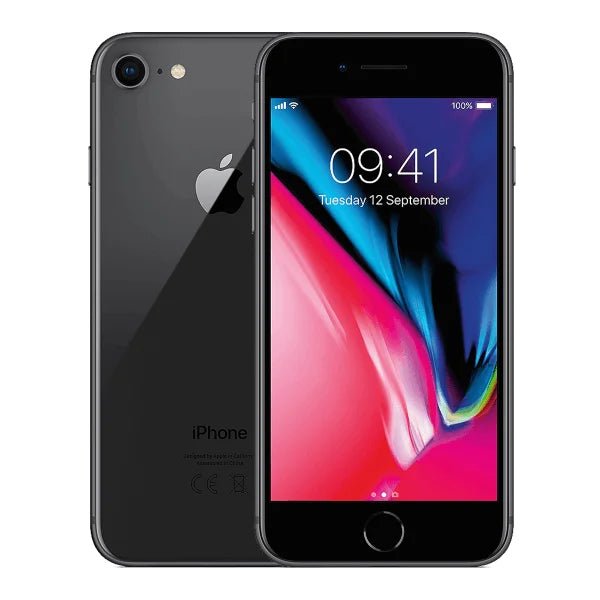 Apple iPhone 8 - 64 GB 256 GB - Schwarz Grau Rot Gold Silber - 100% Batterie - Refurb.Kings